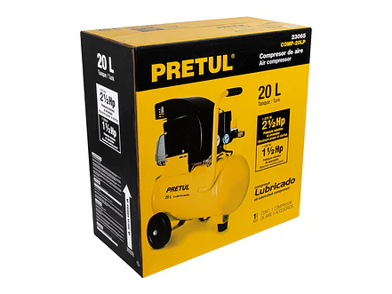 Compresor De Aire Pretul 23065 20L Monofásico 2-1/2 Hp  - Foto 4 | aztools.co