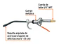 Pistola para sopletear con gancho, 120 psi