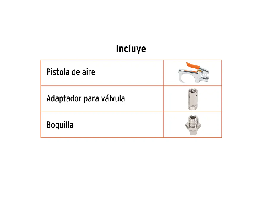 Pistola metálica para sopletear Truper 19023, cuerda 1/4 npt  - Foto 2 | aztools.co