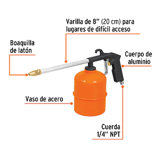 Pistola para limpieza de motores Truper 19236