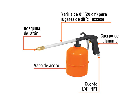 Pistola para limpieza de motores Truper 19236 - Foto 2 | aztools.co