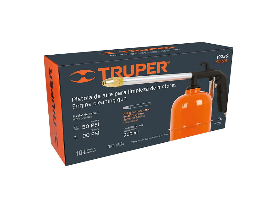 Pistola para limpieza de motores Truper 19236 - Foto 4 | aztools.co