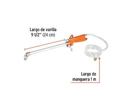 Pistola para limpieza de máquinas Truper 19237, cuerda 1/4 npt  - Foto 3 | aztools.co