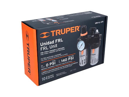 Unidad de limpieza y lubricación, cuerda 1/4 npt Truper 19238 - Foto 3 | aztools.co