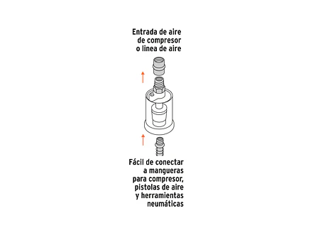 Filtro separador de agua y aceite, 1/4 NPT Truper 19027 - Foto 3 | aztools.co