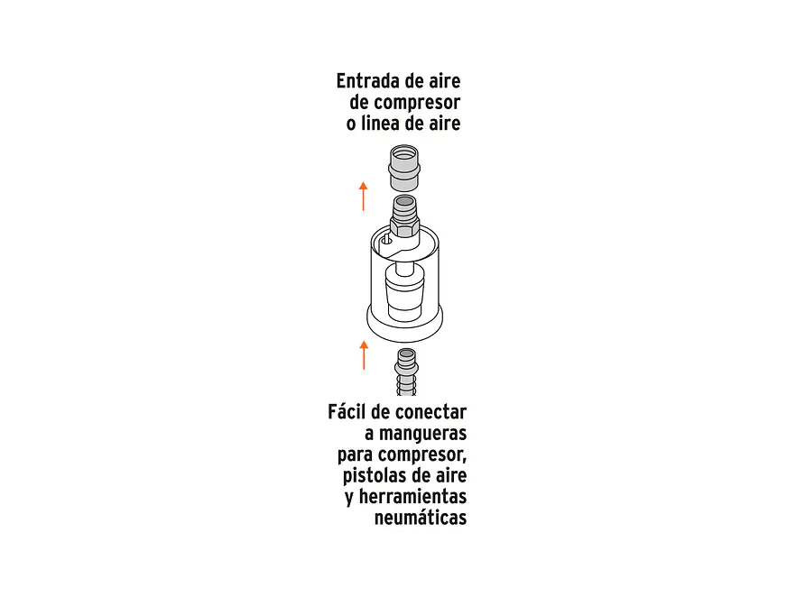 Filtro separador de agua y aceite, 1/4 NPT Truper 19027 - Foto 3 | aztools.co