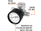 Regulador de aire para compresor, cuerda 1/4 npt Truper 19239 - Miniatura 2 | aztools.co
