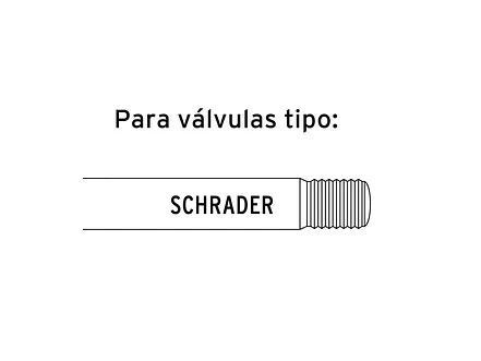 Inflador doble con calibrador de metal Truper 19028 - Foto 3 | aztools.co