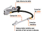 Inflador doble con calibrador de metal Truper 19028 - Miniatura 2 | aztools.co