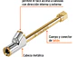 Inflador de cabeza doble, de latón, 1/4 NPT Truper 19089 - Miniatura 2 | aztools.co