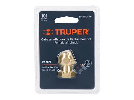 Cabeza infladora de ruedas, hembra TRUPER 19088 - Foto 3 | aztools.co