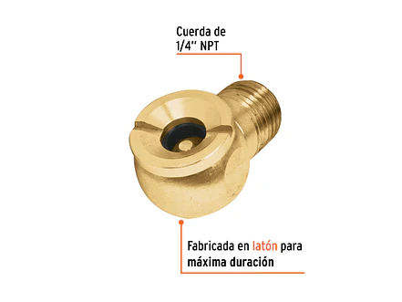 Cabeza infladora de ruedas, macho TRUPER 19087 - Foto 2 | aztools.co