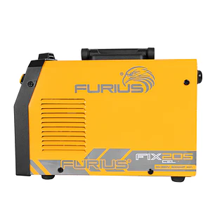 Soldadora Inversora FURIUS FIX 205 CEL | 200A | 110/220V | Soldador Multiproceso