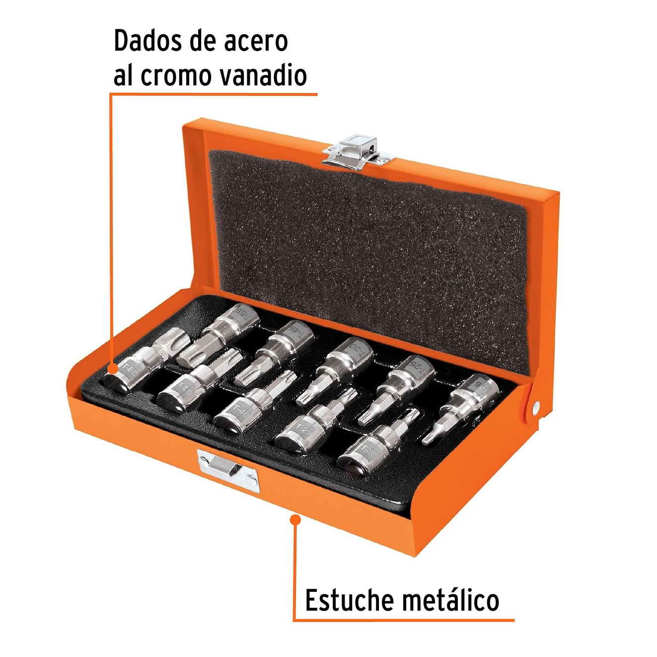 Juego de Copas Torx de 3/8