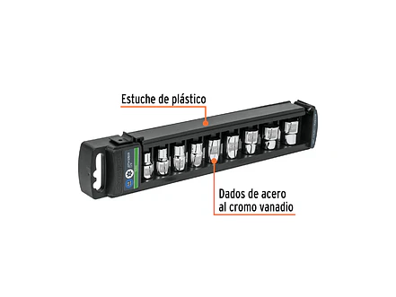 Juego de copas, punta torx, 3/8