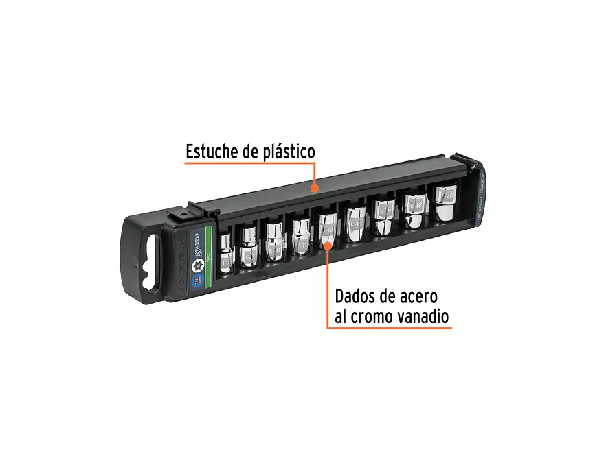 Juego de copas, punta torx, 3/8
