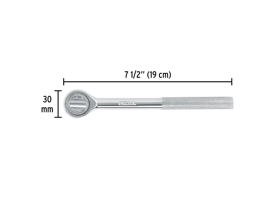 Ratchet cabeza redonda mando 3/8