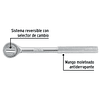 M-3852P Ratchet cabeza redonda, mando 3/8