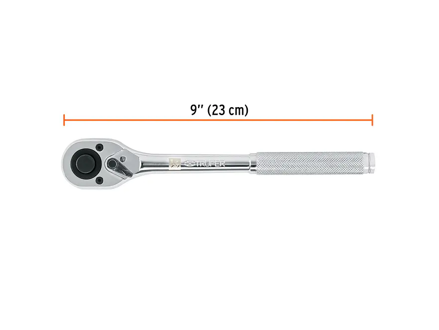 M-1249 Ratchet liberación rápida, cabeza de pera Truper 13410, mando 1/2