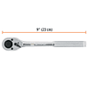 M-1249 Ratchet liberación rápida, cabeza de pera, mando 1/2