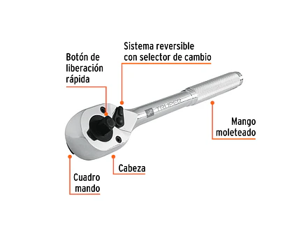 Ratchet doble, mando 3/8