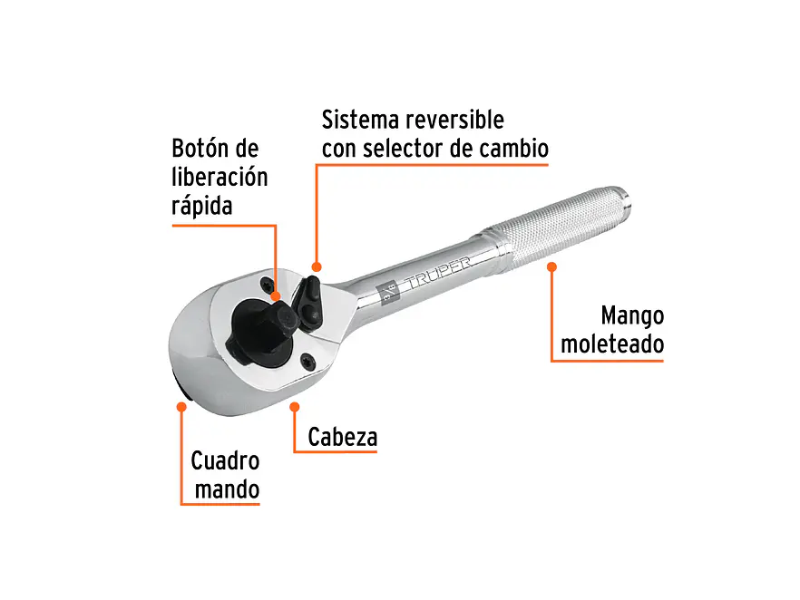 Ratchet doble, mando 3/8