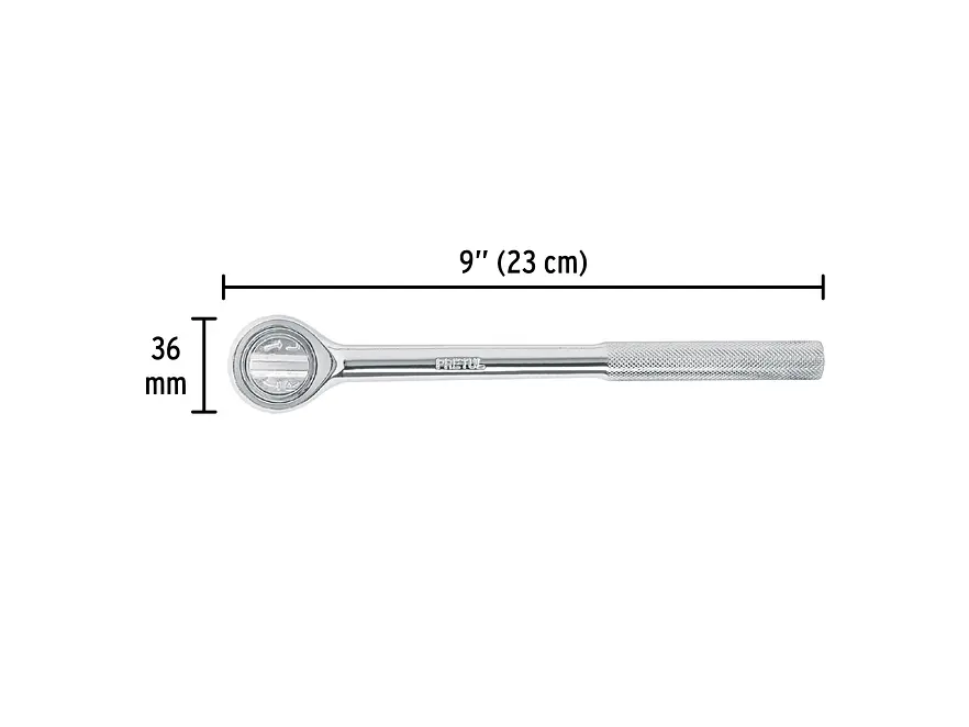 Ratchet cabeza redonda mando 1/2