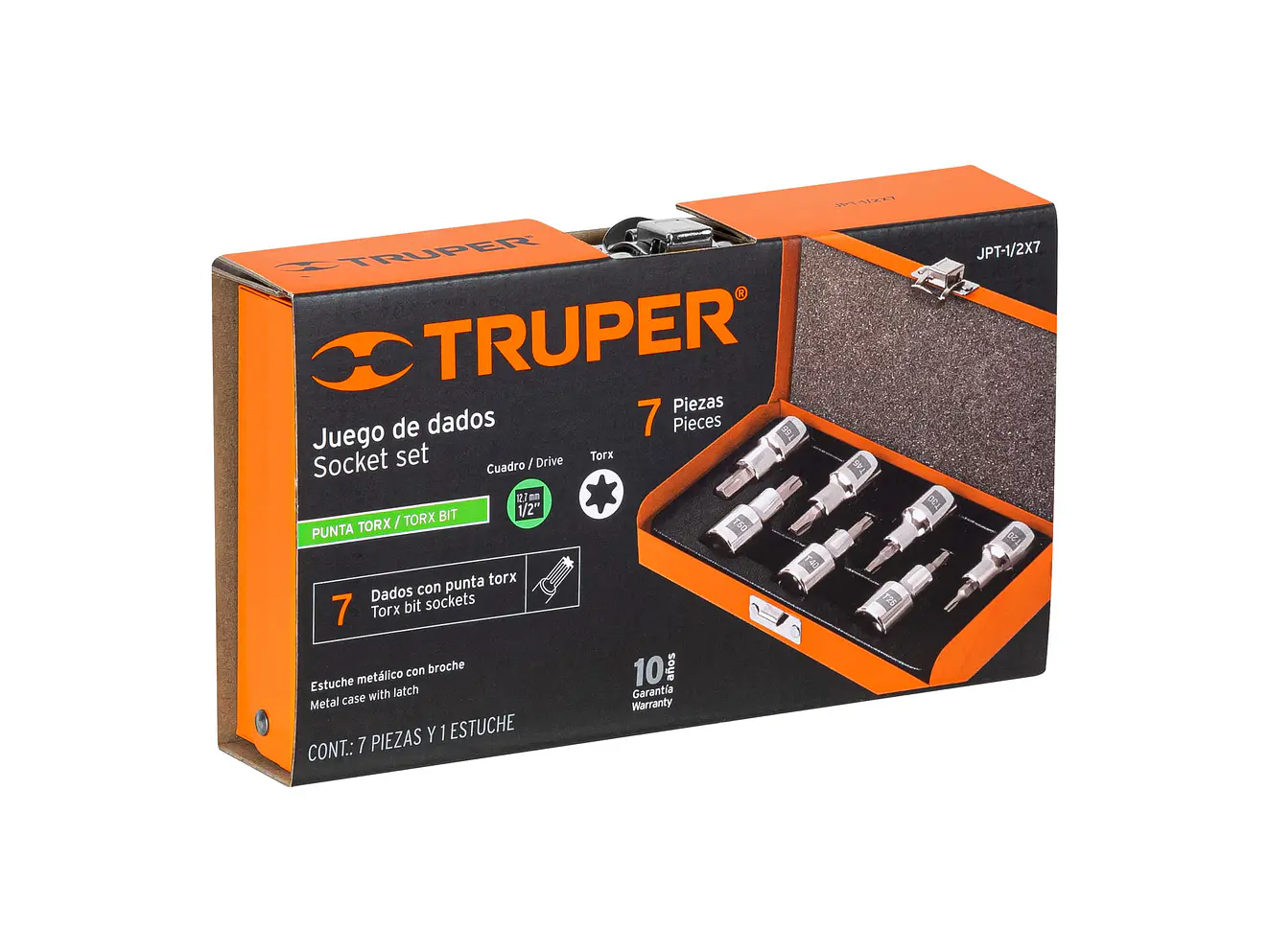 Juego de copas punta Torx, mando 1/2