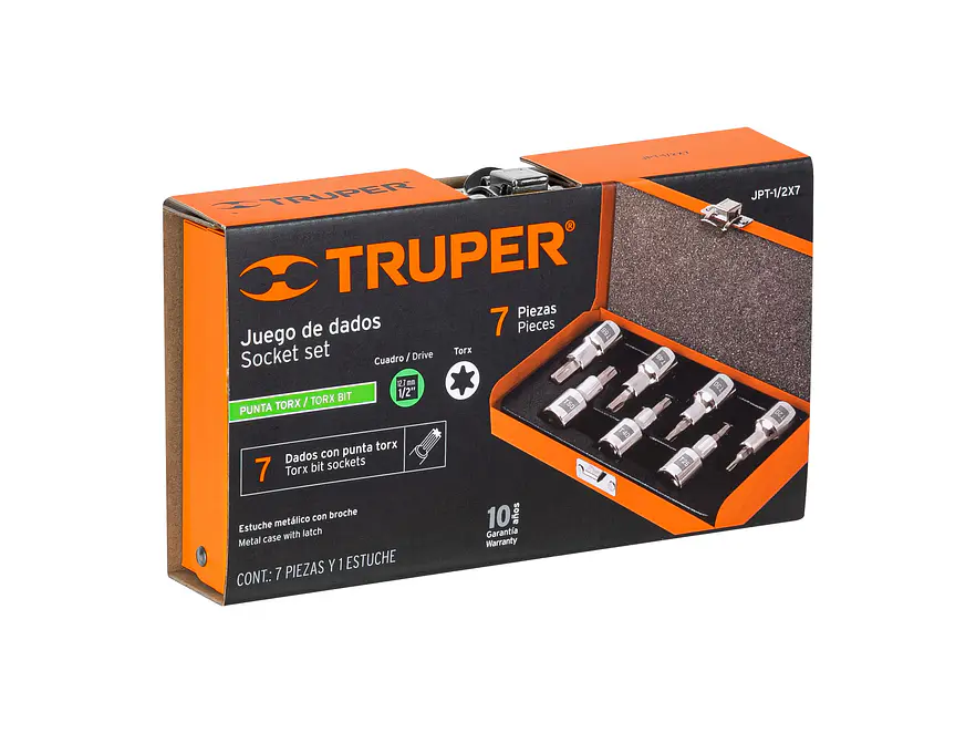 Juego de copas punta Torx, mando 1/2