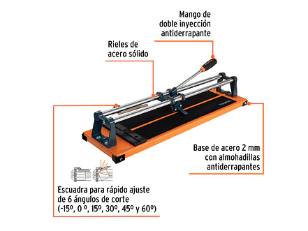 Cortador de baldosa de 50 cm 19