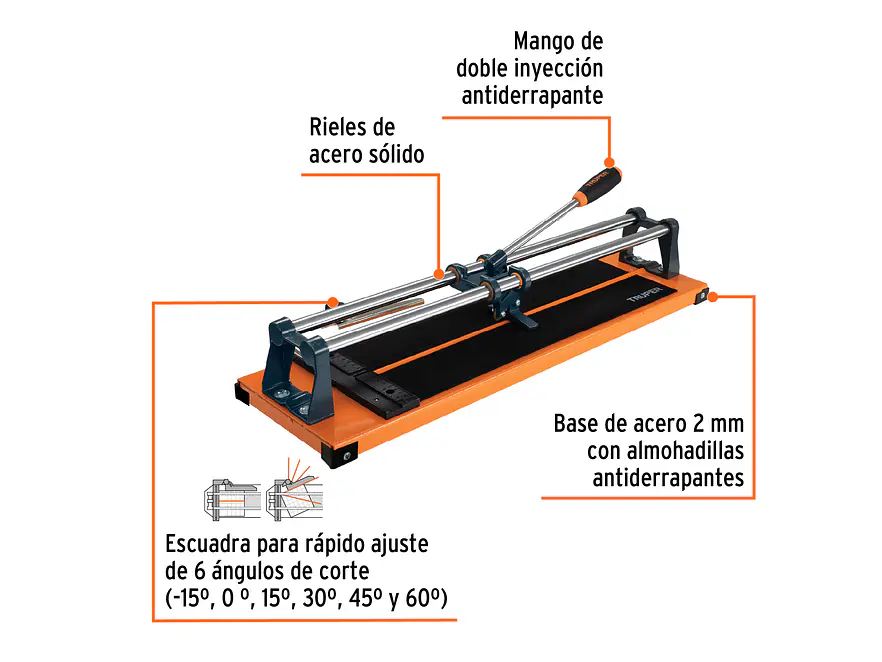 Cortador de baldosa de 50 cm 19