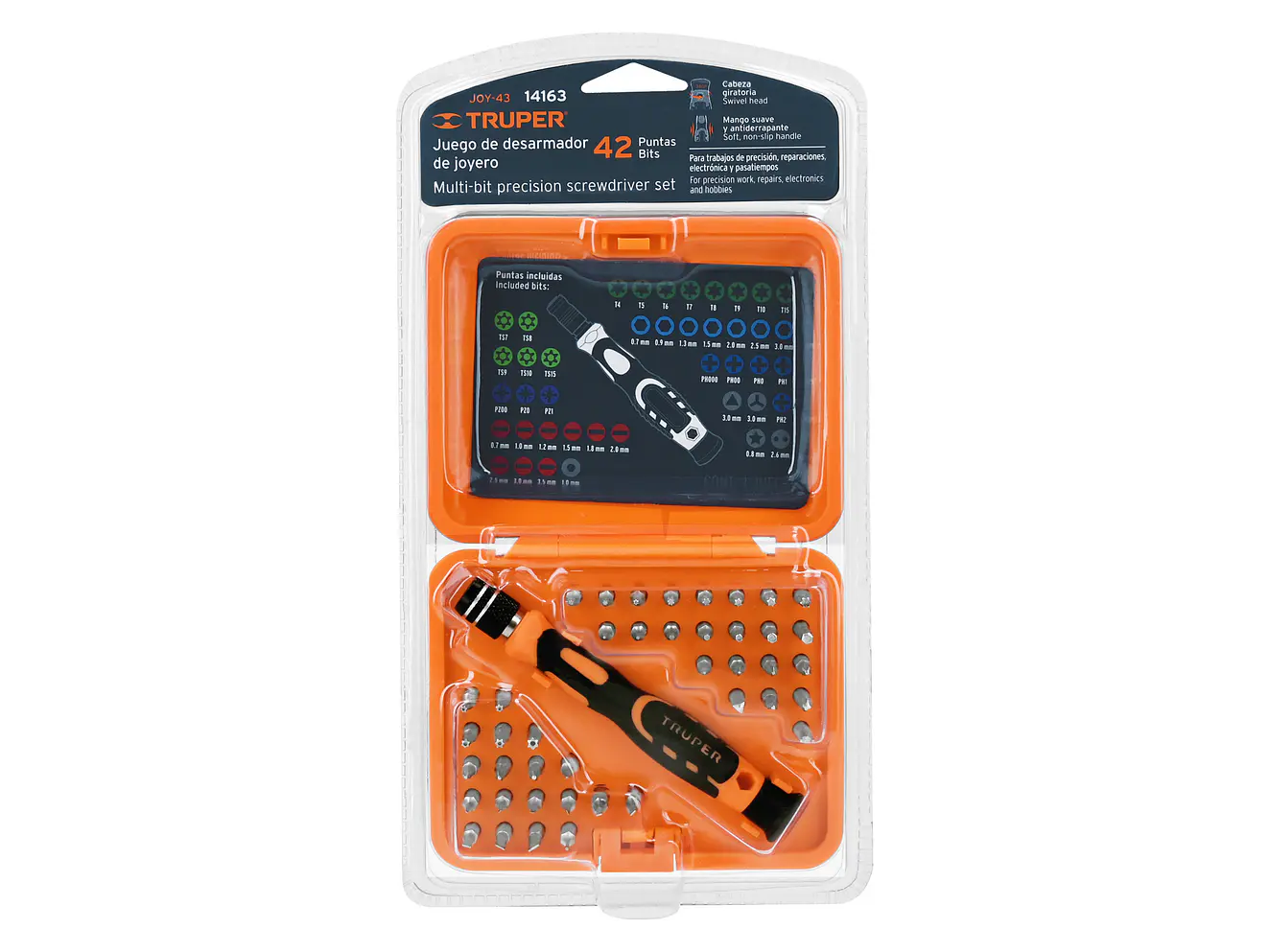Juego Destornilladores joyero, 43 pzas Truper 14163 - Foto 4 | aztools.co