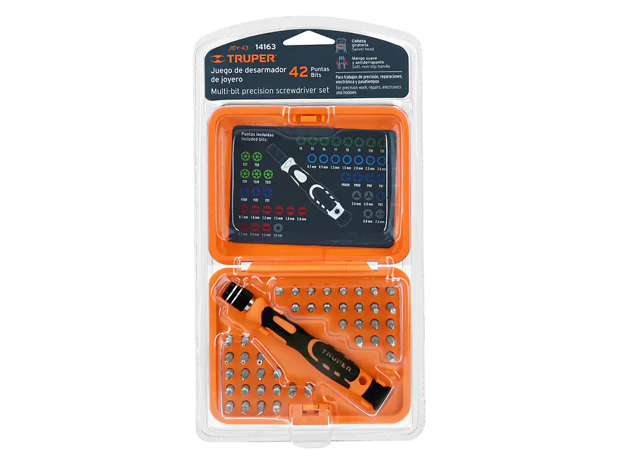 Juego Destornilladores joyero, 43 pzas Truper 14163 - Foto 4 | aztools.co