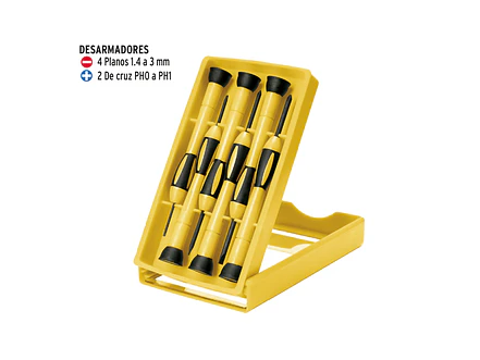 Juego con Destornilladores de joyero, 6 piezas, Pretul 21381 - Foto 2 | aztools.co