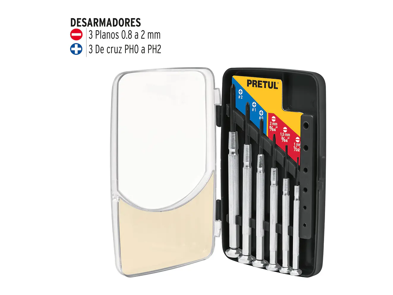 Juego de 6 Destornilladores de joyero clásicos 21382 - Foto 2 | aztools.co