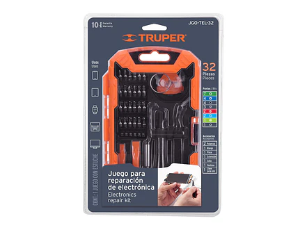 Juego de herramientas para reparación de celulares 32 piezas Truper 17762 - Foto 5 | aztools.co