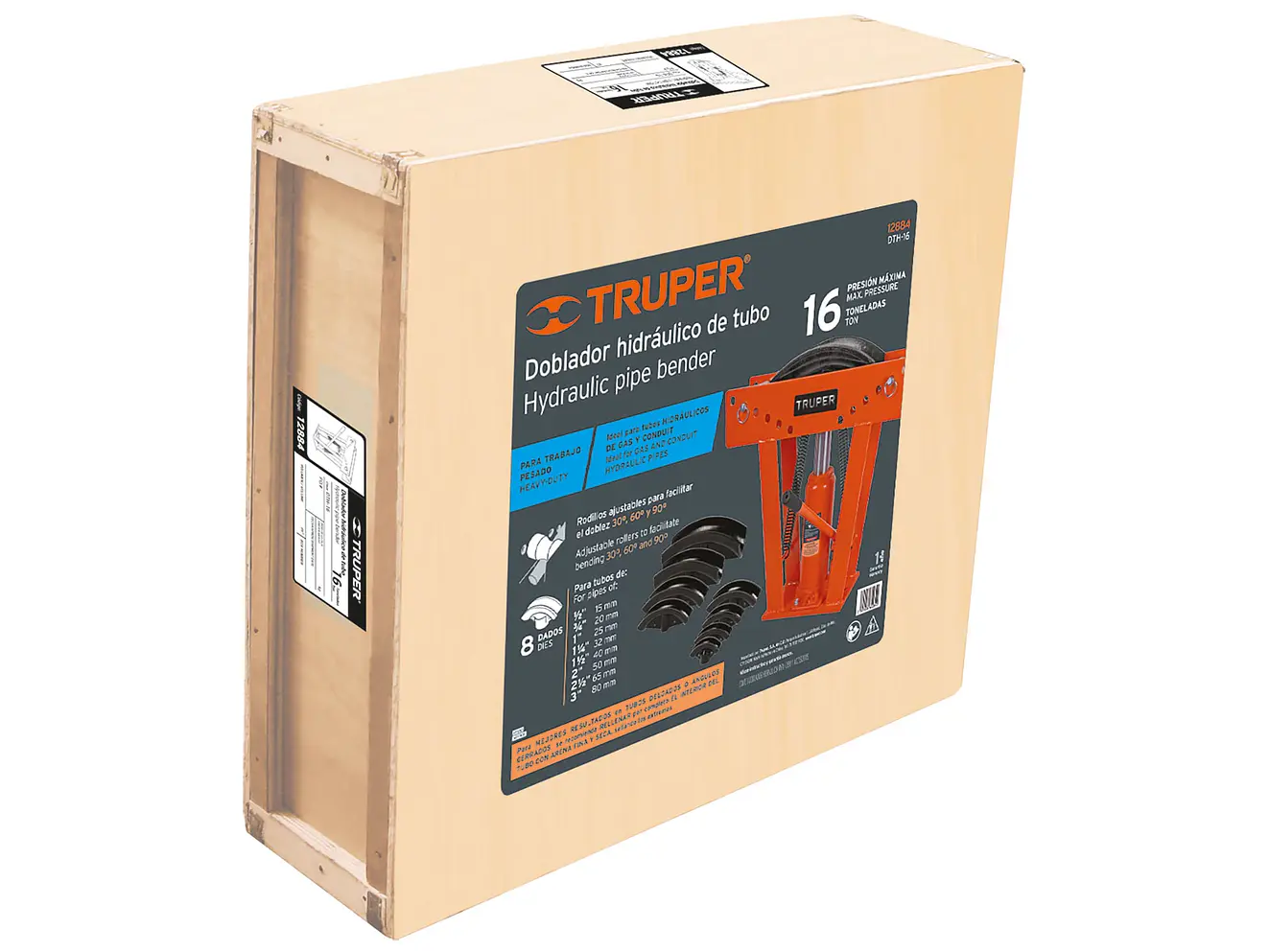 Doblador de tubo hidráulico Truper 12884, 16 toneladas  - Foto 4 | aztools.co