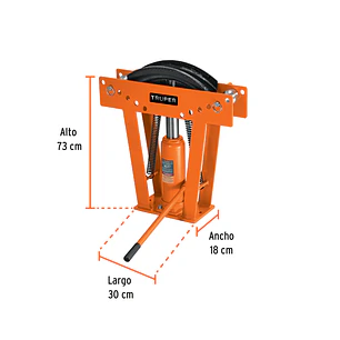 Doblador de tubo hidráulico Truper 12884, 16 toneladas 