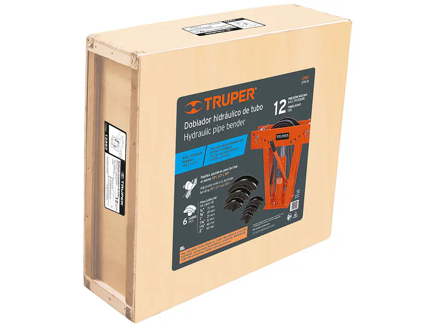 Doblador de tubo hidráulico Truper 12883, 12 toneladas  - Foto 4 | aztools.co