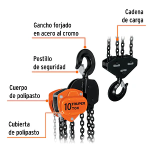 Diferencial Truper 16829 de 10 toneladas