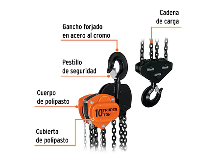 Diferencial Truper 16829 de 10 toneladas - Foto 2 | aztools.co