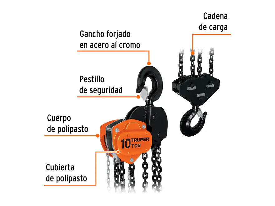 Diferencial Truper 16829 de 10 toneladas - Foto 2 | aztools.co