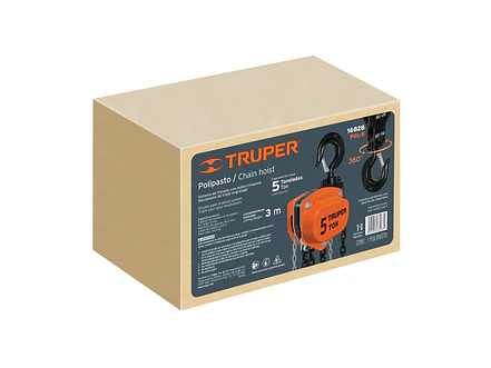 Diferencial Truper 16828 5 Toneladas Triple Engranaje - Foto 4 | aztools.co