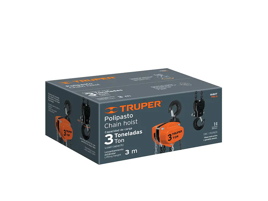 Diferencial Truper 16827 de 3 toneladas  - Foto 4 | aztools.co