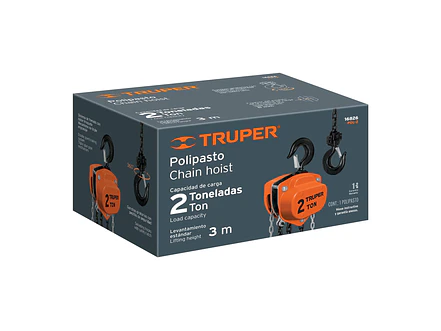 Diferencial Truper 16826 de 2 toneladas   - Foto 4 | aztools.co
