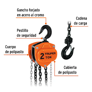 Diferencial Truper 16826 de 2 toneladas  
