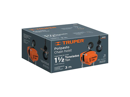 Diferencial Truper 16825 de 1-1/2 toneladas - Foto 4 | aztools.co