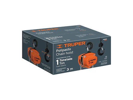 Diferencial Truper 16824 de 1 toneladas  - Foto 4 | aztools.co