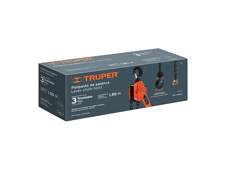 Diferencial de palanca Truper 16843, 3 toneladas - Foto 4 | aztools.co