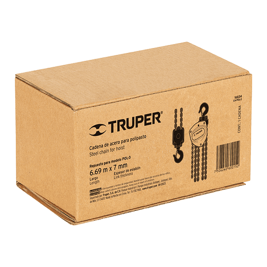 Cadena para diferencial POL-3 TRUPER 16834